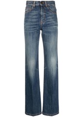 Saint Laurent distressed-finish denim jeans