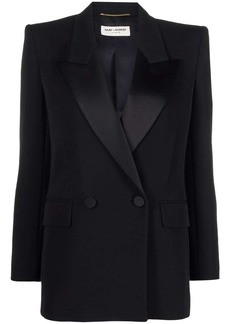 Saint Laurent double-breasted wool blazer