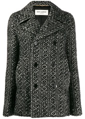 Saint Laurent double breasted knitted coat