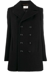 Saint Laurent double-breasted oversized coat