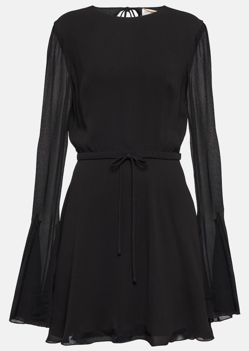 Saint Laurent Draped minidress