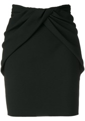 Saint Laurent draped-style skirt