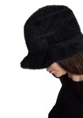 Saint Laurent Embroidered Bucket Hat in Knit