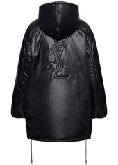 Saint Laurent Embroidered Nylon Jacket