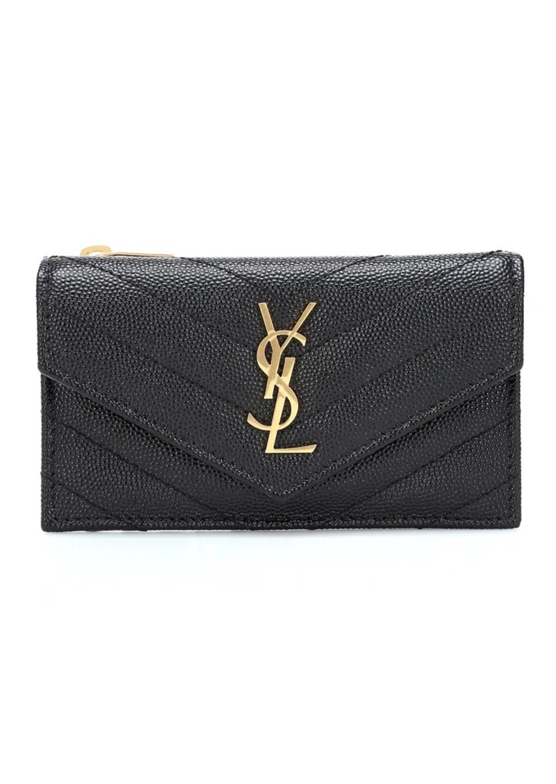 Saint Laurent Envelope Small leather wallet