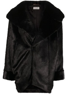 Saint Laurent faux-fur short coat