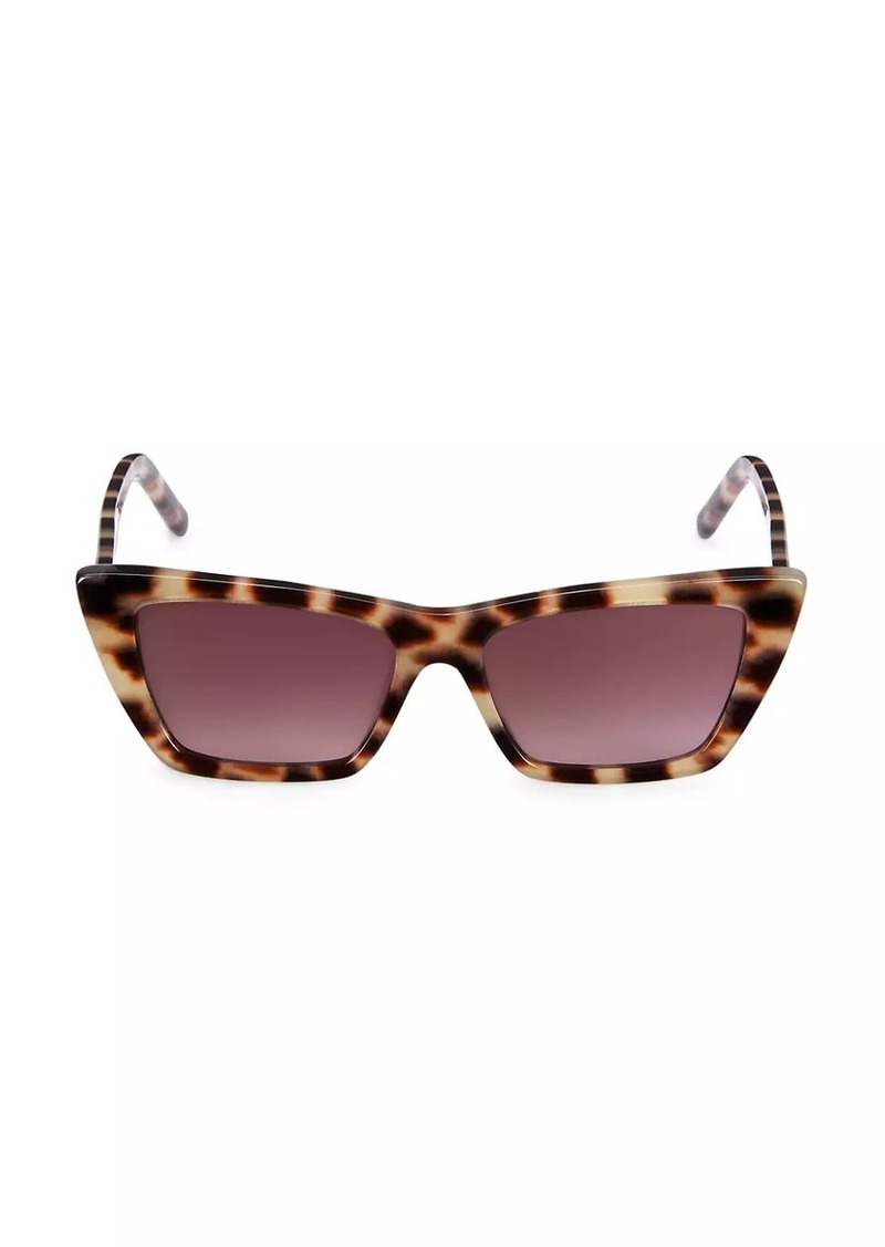 Saint Laurent Feminine Fashion Icons Mica 53MM Cat-Eye Sunglasses