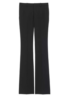 Saint Laurent Flared Pants In Wool Gabardine