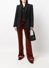 Saint Laurent flared velvet trousers