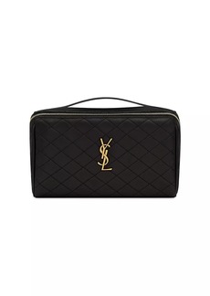 Saint Laurent Gaby Vanity Case in Quilted Lambskin