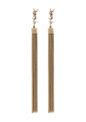 Saint Laurent Loulou chain tassel earrings