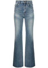 Saint Laurent high-waisted bootcut jeans