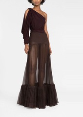 Saint Laurent high-waisted maxi skirt