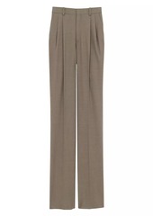 Saint Laurent High-Waisted Pants In Wool