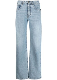 Saint Laurent high-waisted straight-leg jeans