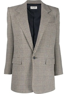 Saint Laurent houndstooth-pattern blazer