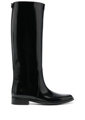 Saint Laurent Hunt 25mm leather boots