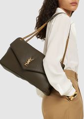 Saint Laurent Large Calypso Leather Shoulder Bag