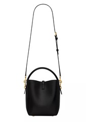 Saint Laurent Le 37 Small Bucket Bag in Shiny Leather