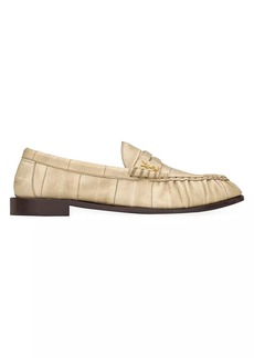 Saint Laurent Le Loafer Penny Slippers in Eel