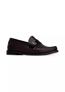 Saint Laurent Le Loafers Penny Slippers In Smooth Leather