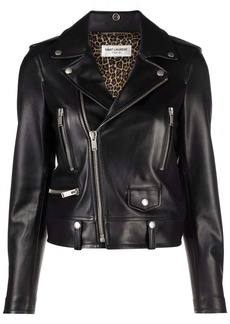 Saint Laurent leather biker jacket