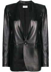 Saint Laurent leather blazer