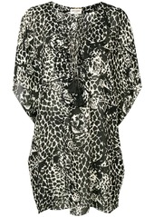 Saint Laurent leopard print dress