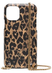 Saint Laurent leopard-print iPhone 11 Pro case