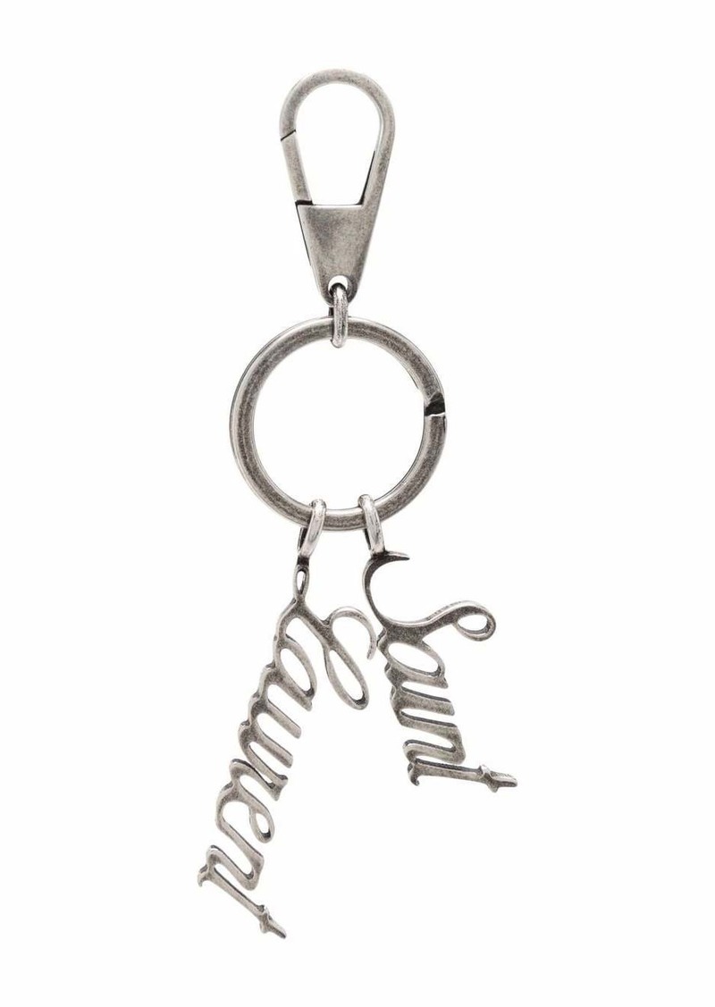 Saint Laurent logo charm keyring