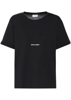 Saint Laurent Logo cotton T-shirt