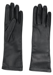 Saint Laurent logo-debossed 5-finger gloves