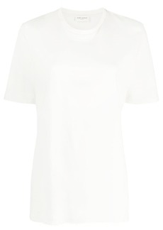 Saint Laurent logo-embroidered cotton T-shirt