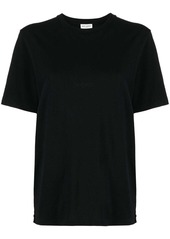 Saint Laurent logo-embroidered cotton T-shirt