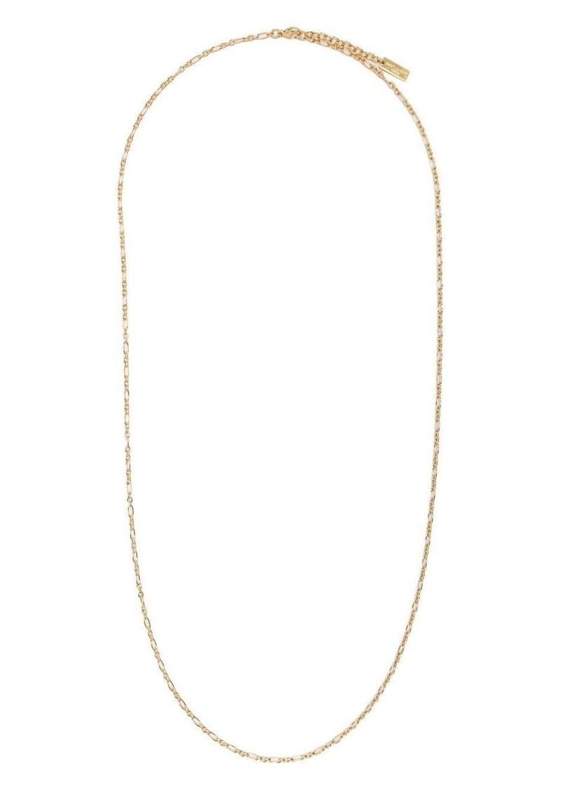 Saint Laurent logo-engraved chain necklace