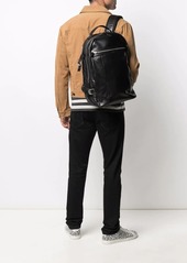 Yves Saint Laurent logo-print polished-finish backpack