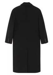 Saint Laurent Long Coat In Wool