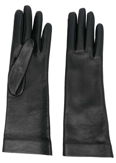 Saint Laurent long leather gloves