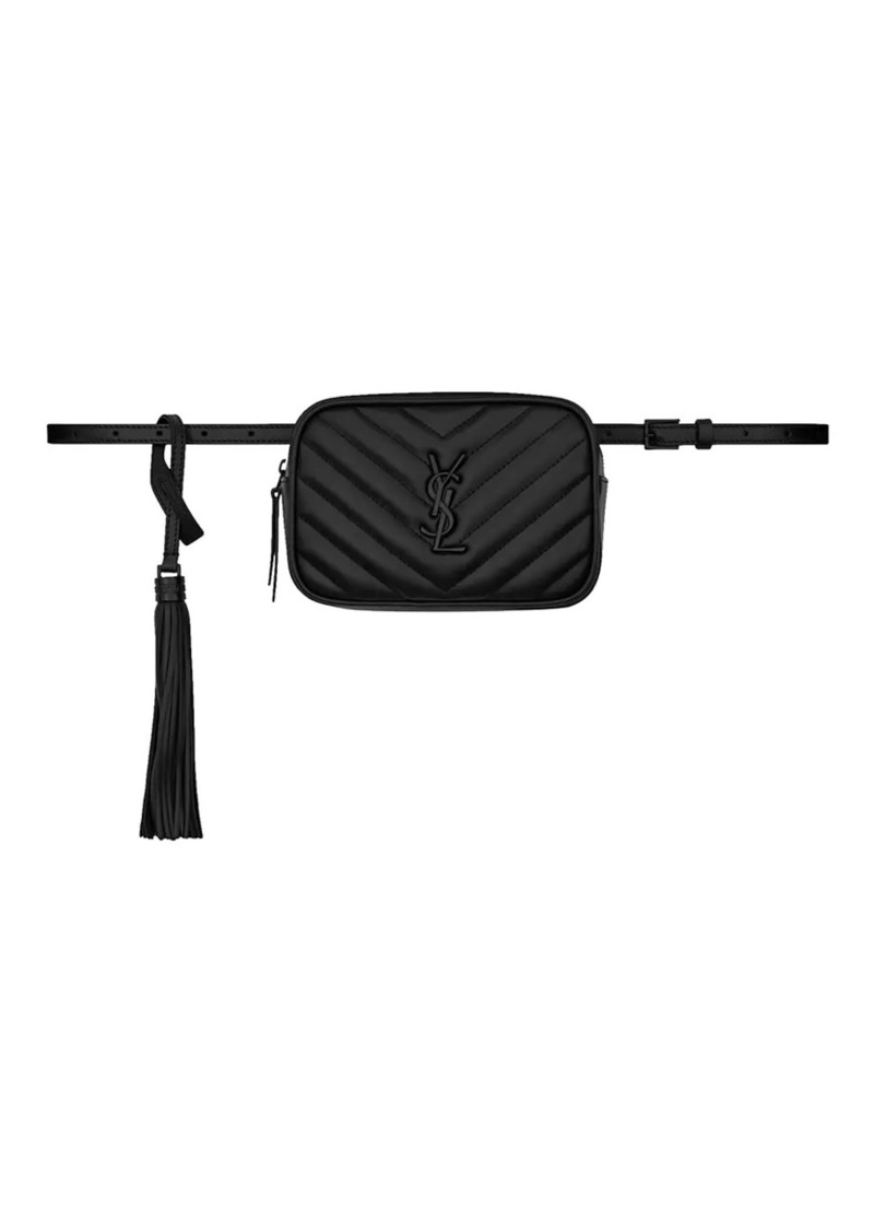 Saint Laurent Lou Belt Bag In Quilted Leather
