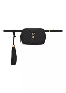 Saint Laurent Lou Belt Bag In Quilted Leather