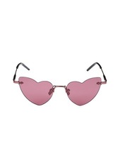 Saint Laurent Lou Lou 50MM Heart Sunglasses