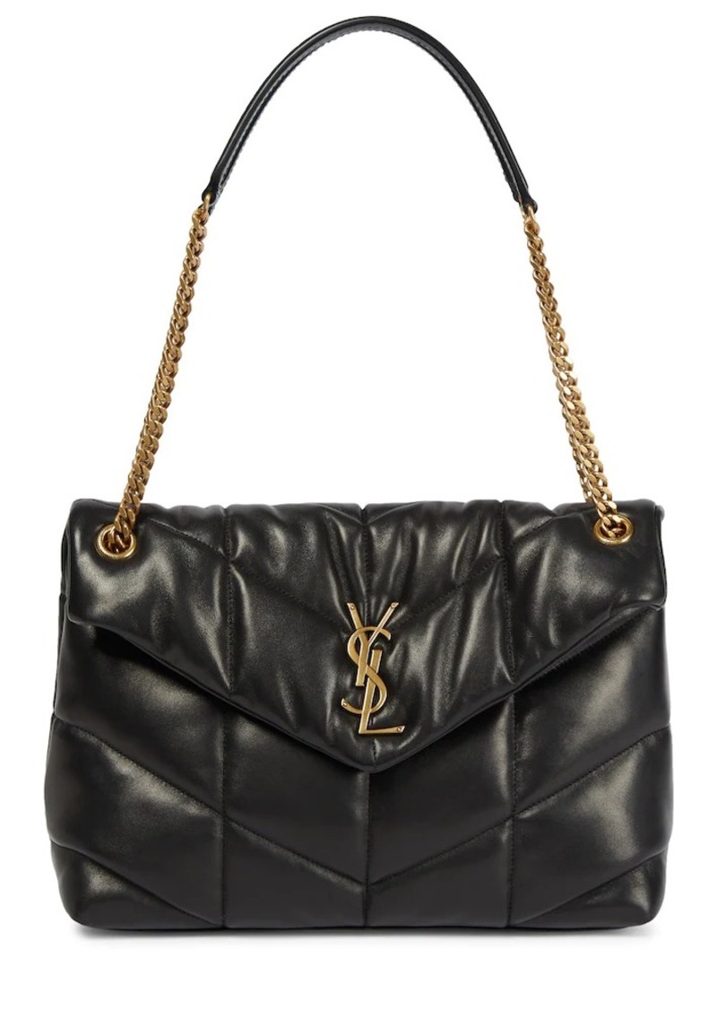 Saint Laurent Puffer Medium leather shoulder bag