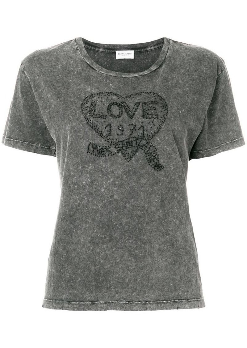 saint laurent love t shirt