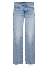 Saint Laurent Low-Rise Jeans in Sicily Denim