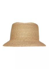 Saint Laurent Maglina Straw Bucket Hat