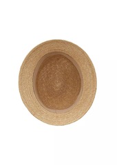 Saint Laurent Maglina Straw Bucket Hat