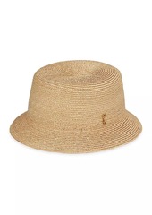 Saint Laurent Maglina Straw Bucket Hat