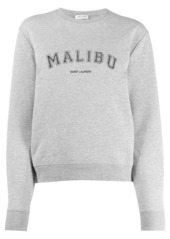 Saint Laurent Malibu crew neck sweatshirt