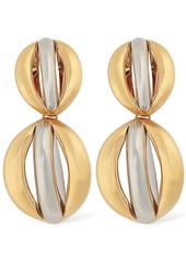 Saint Laurent Mandarine Brass Earrings