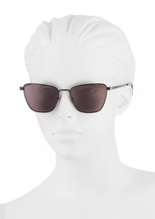 Saint Laurent Metal Corner Angle 57MM Cat-Eye Sunglasses